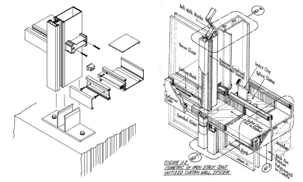 Curtain Walls Unitized Vs Stick Systems For Buildings 1292